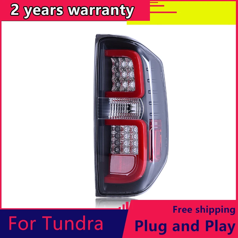 

KOWELL Car Styling for 2014-2016 Tundra taillights LED Tail Lights Rear Lamp LED DRL+Brake+Park+Signal Stop Lamp