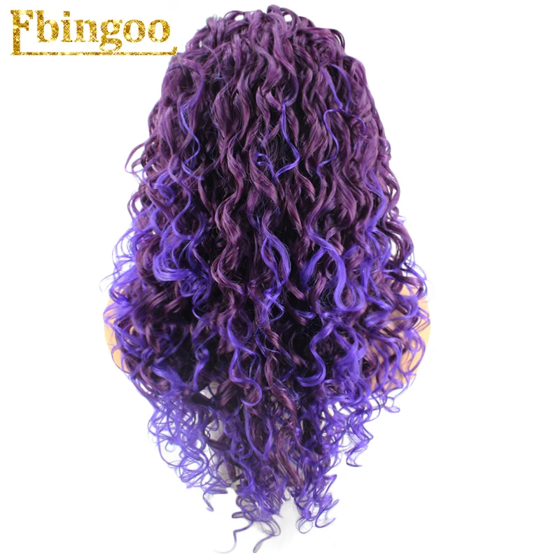 Ebingoo Hair cap+ высокотемпературное волокно натуральный длинный кудрявый платиновый блонд синтетический парик на кружеве с бесплатной частью