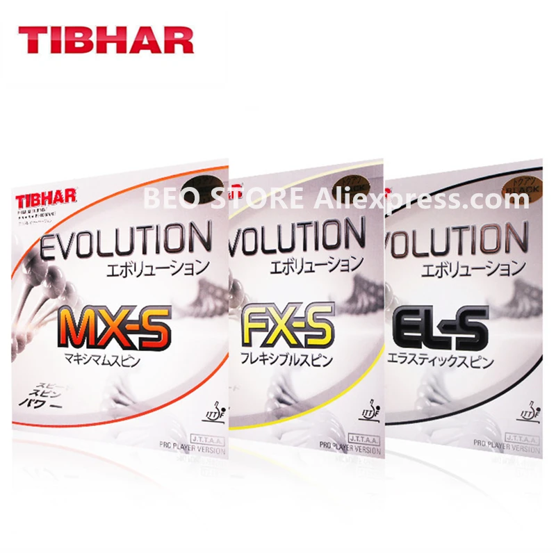 TIBHAR EVOLUTION MX-S FX-S EL-S Pimples in с губкой, резиновая настольная теннисная ракетка для пинг-понга