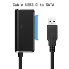 Новейшая модель; USB3.0 Easy Drive Sata кабель USB3.0 кабель адаптера SATA 2,53,5 дюймов жесткий диск Sata кабели для передачи данных Sata к Usb 3,0 Usb