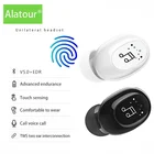 Bluetooth-гарнитура для спорта, монофонические наушники для улицы, Bluetooth 5,0, наушники с микрофоном, водонепроницаемые стерео, мини-беспроводные