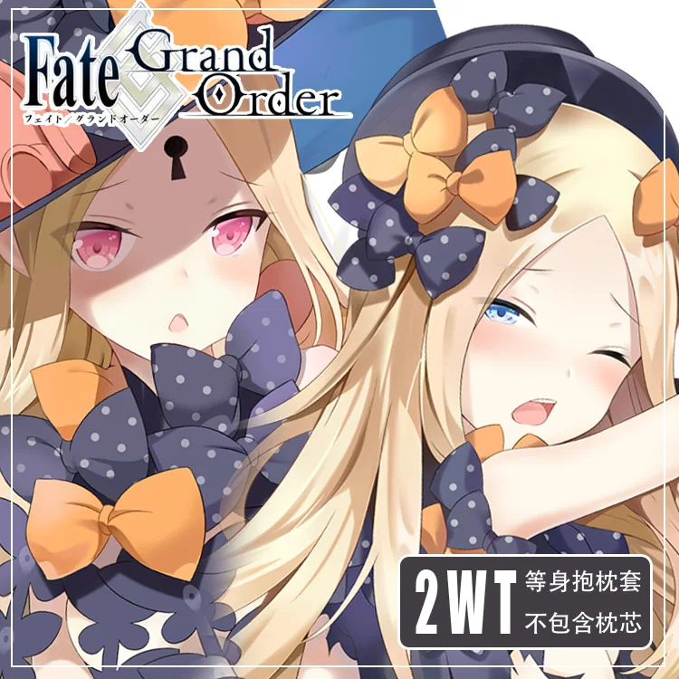 Capa de Almofada Anime Abigail Williams Fate Grande Pedido Menina Sexy Fronha 2wt Dakimakura Abraçando Corpo Longo Presente Natal –
