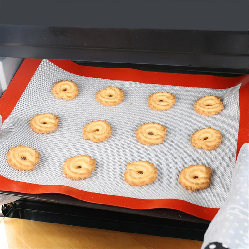 

New Hot Sold Non-Stick Silicone Baking Mat Cookie Pad Rolling Dough Mat Baking Gadget Cake Bakeware Pastry Tools For Kitchen