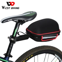 west biking cycling bag bike rear bag reflective waterproof rain cover mountain bike cycling tail extending saddle bicycle bag