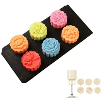 oriental pastry mould flower form for baking kitchen accessories bakery molds moon cake cookie stamp mooncake mold tools