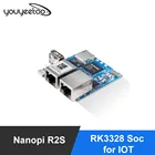 Портативный маршрутизатор для путешествий FriendlyElec Nanopi R2S Mini, OpenWRT, с двумя Гбитс Ethernet-портами, 1 ГБ DDR4, на базе RK3328 Soc для IOT