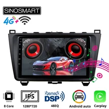 SINOSMART автомобильный gps навигационный плеер для Mazda 6 поддержка BOSE