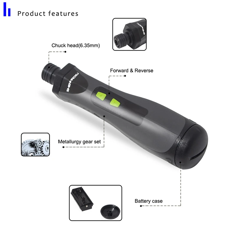 Mini Cordless Electric Screwdriver 6V Battery Operated Drill Tool Set Metallurgy Gear Manual And Automatic Power | Инструменты