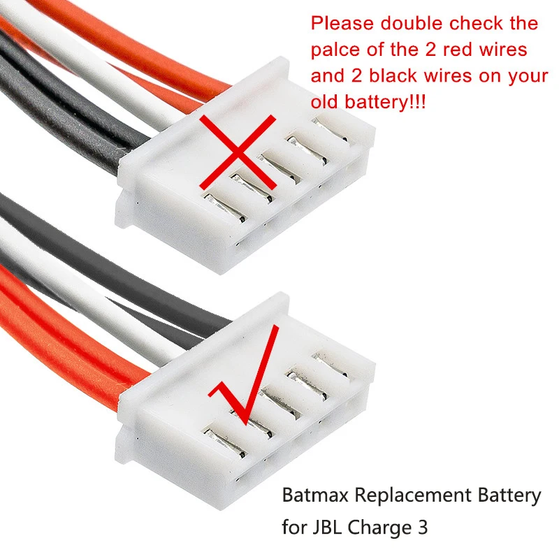 

3.7V 6200mAh Battery Bateria GSP1029102A for JBL Charge 3