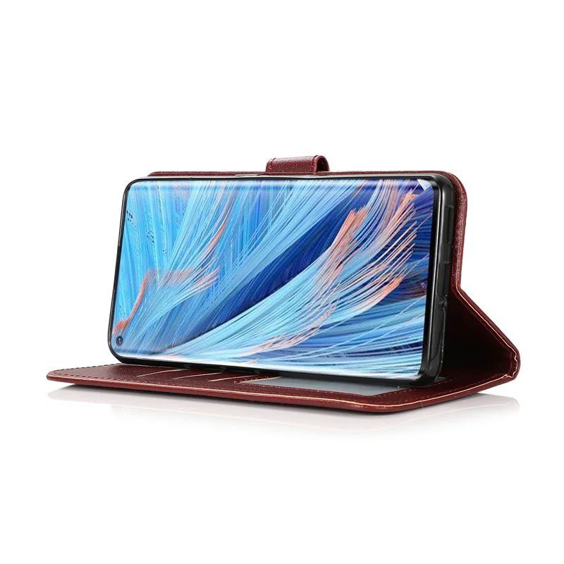 Роскошный чехол из искусственной кожи с отделениями для карт откидной Чехол