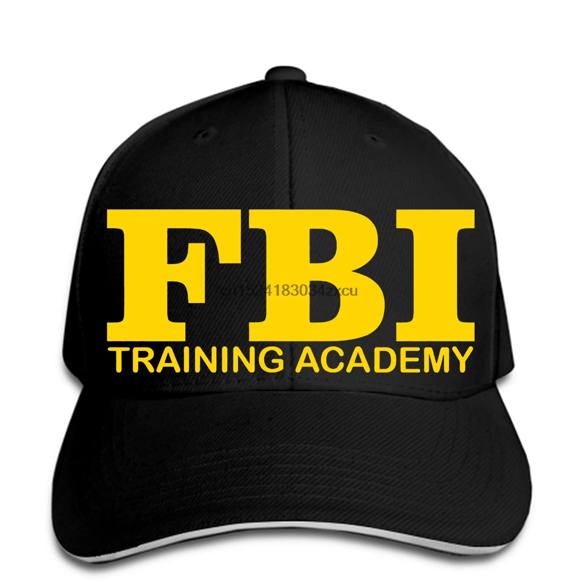 Бейсболка новинка Мужская Черная кепка Снэпбэк для тренировок ФБР с козырьком