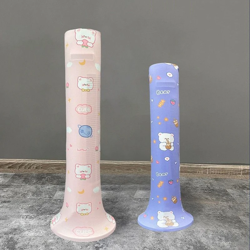 

Full Enclose Tower Fan Dust Cover Vertical Cylindrical Electric Fan Protective Storage Cute Cartoon Convection Fan Dustproof
