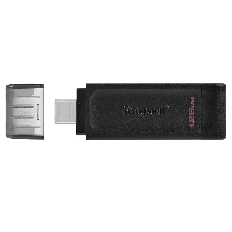Флеш накопитель Kingston USB C DT70 32 ГБ 64 128 флешка 3 2 Gen 1 Type c для ноутбуков планшетов и