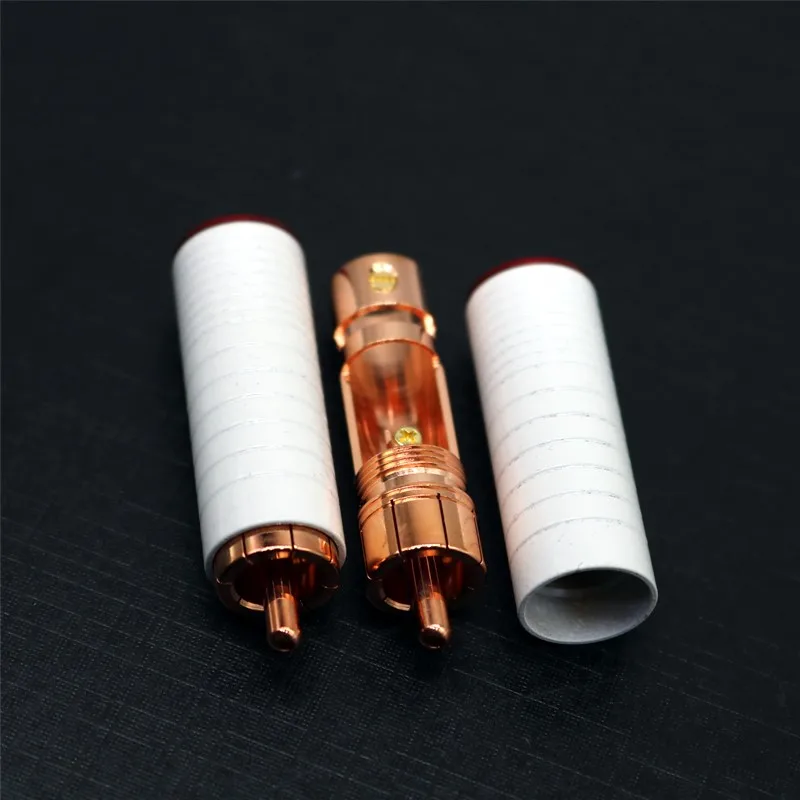 XSSH аудио YIVO 4 шт. Подарочная коробка Упаковка HIFI DIY красный чистая медь Аудио Видео