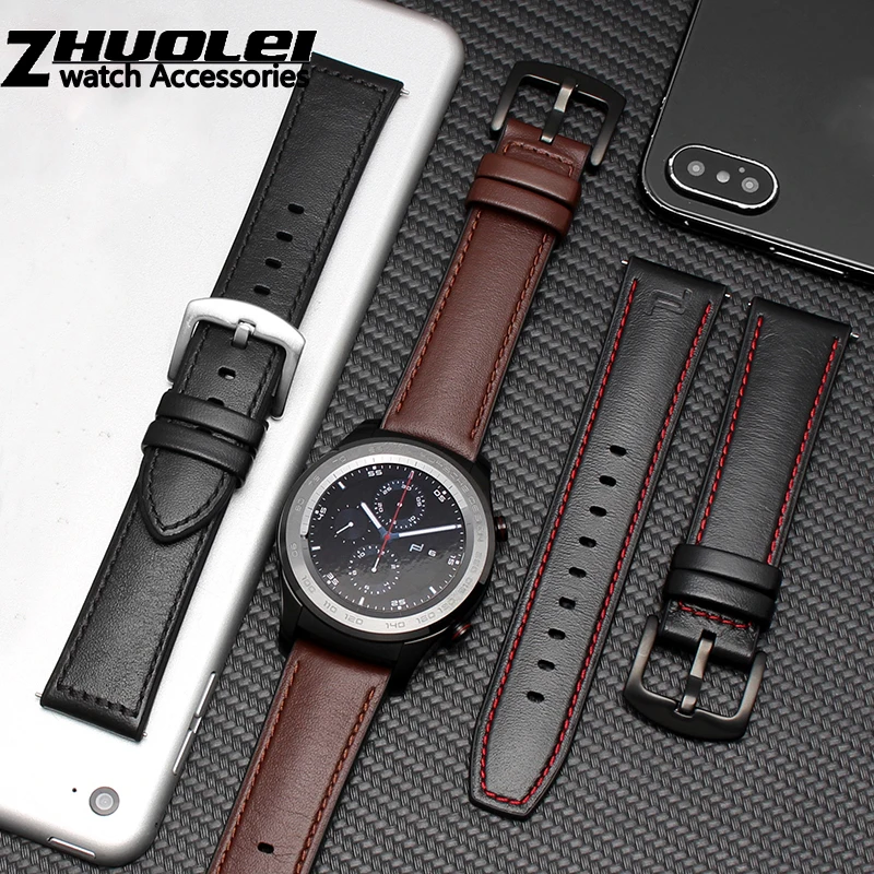 Кожаный браслет для Huawei Watch GT magic watch 2pro сменный кожаный силиконовый ремешок в