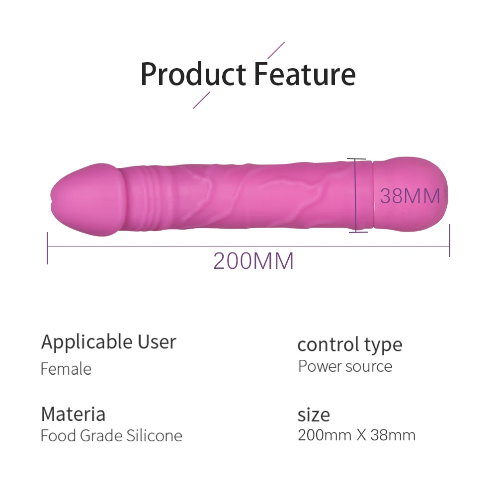 10 режимов искусственный реалистичный пенис Женский мастурбатор Стимулятор