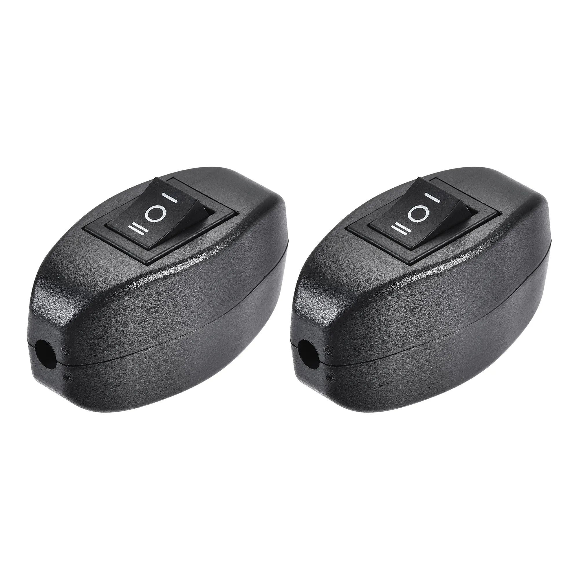 Переключатель шнура Uxcell, переключатель ВКЛ-ВЫКЛ-ВКЛ, SPDT, кормовой переключатель для спальни, настольной лампы, светильник ного цвета, 2 шт.