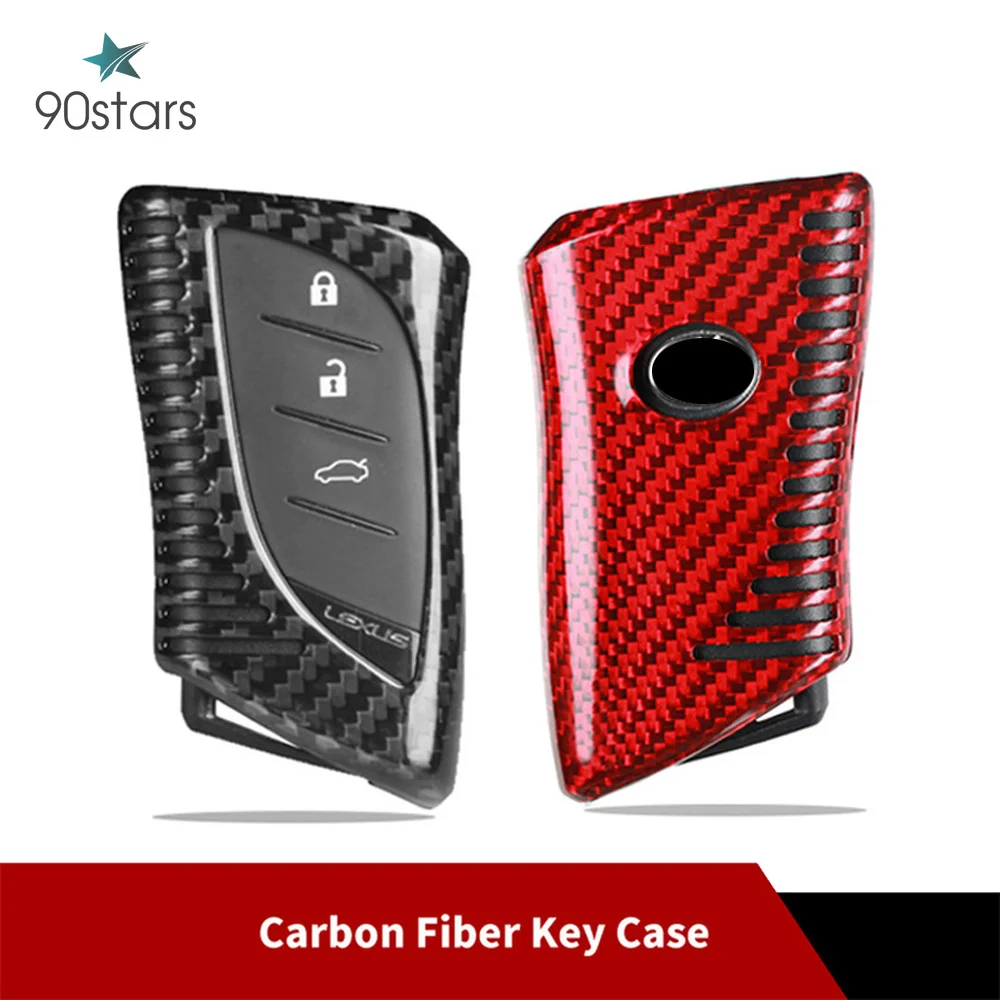 Чехол брелок для ключей из углеродного волокна защитный чехол Lexus 2018 2019 IS ES GS LS500h NX