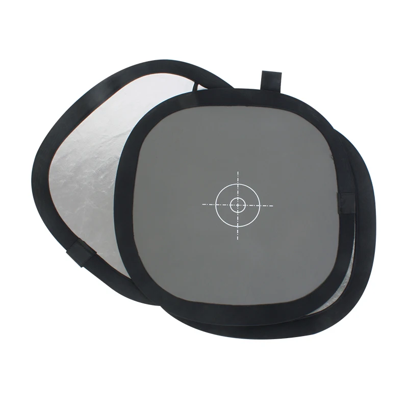

3 in 1 37cm 18% Foldable Gray Card Reflector White Balance Double Face Focusing Board with Carry Bag