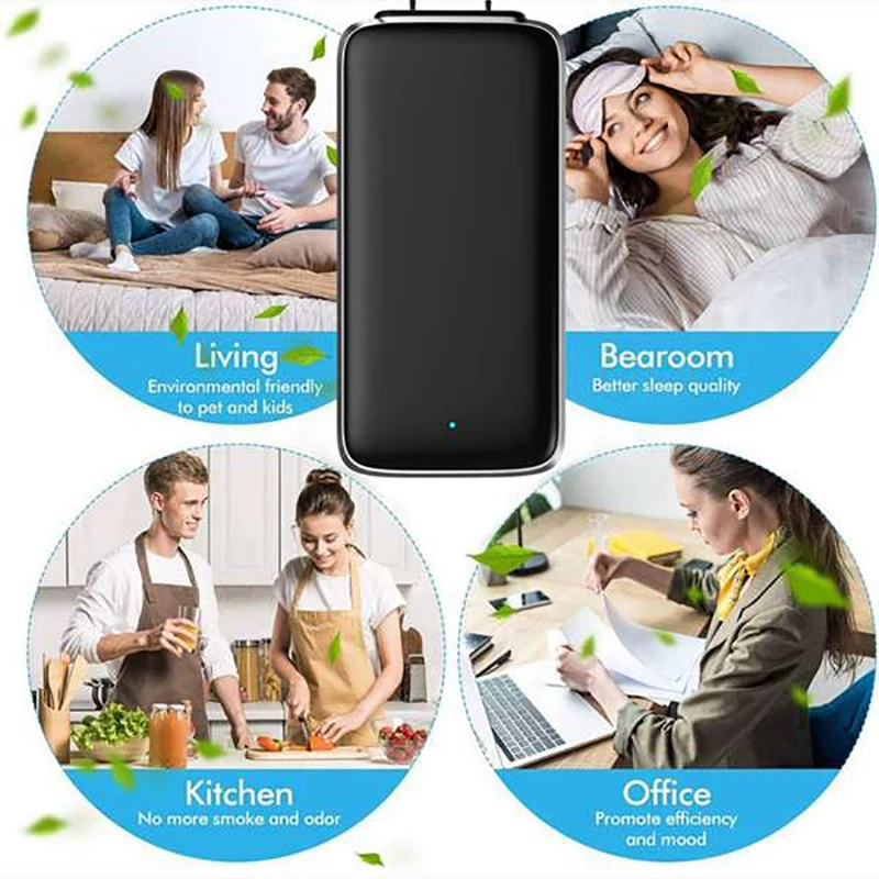 Персональный воздухоочиститель ожерелье с носимым воздухоочистителем