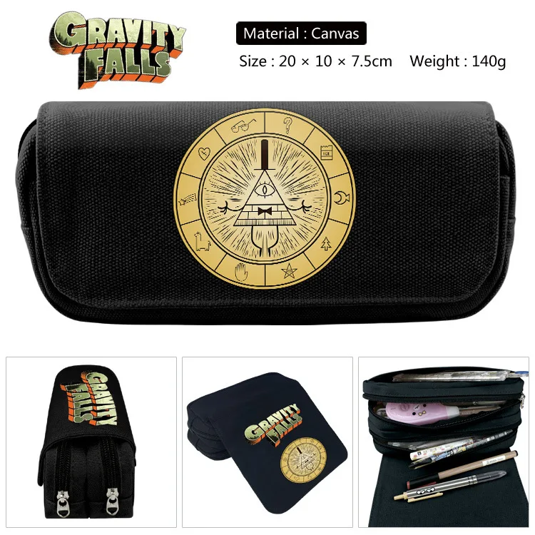 Холщовый двухслойный чехол Gravity Falls для телефона с рисунками из мультфильмов |
