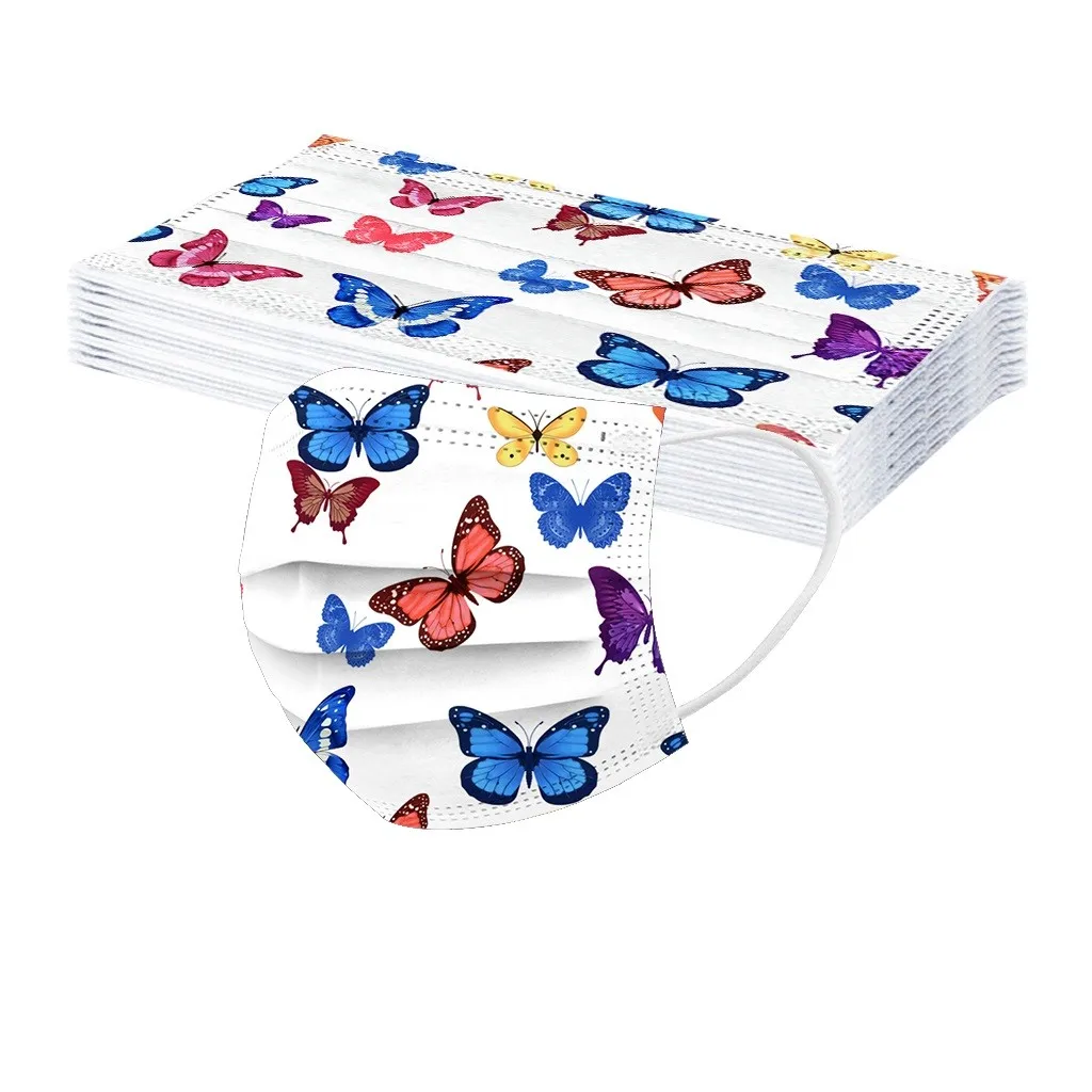 

10PCS Children Disposable Face Mask 3Ply Ear Loop Anti PM2.5 Mouth Caps Protective Mouth Mask Child Mascarillas Breathable a