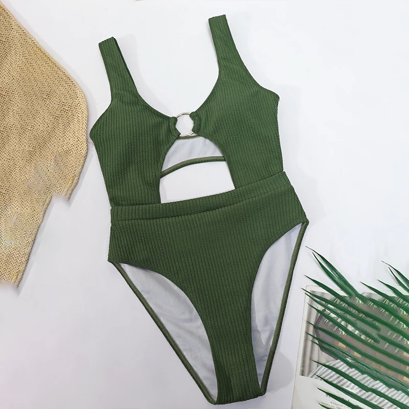 Соблазнительный купальник-бикини женский купальный костюм цельный ажурный