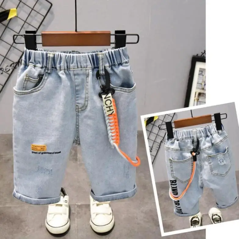 

Children's Denim Shorts Jeans Summer Fashion Kids Baby Boys Clothes Clothing Short Trousers Toddler Infant 2-7Years