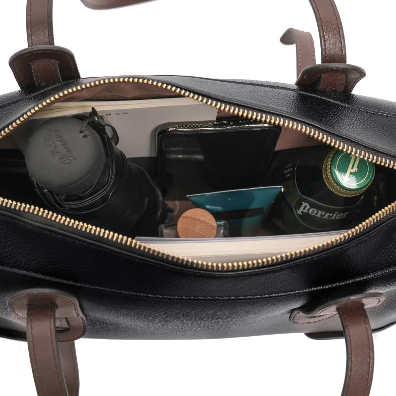 

Wide Strap Big Crossbody Bags for Women Vintage PU Leather Solid Color Boston Handbags Female Casual Designer Shoulder Bag Sac