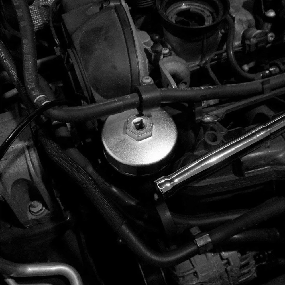 Масляный фильтр гаечный ключ крышка гнездо для удаления 74 мм 3/8 &quot14 флейтов Mercedes