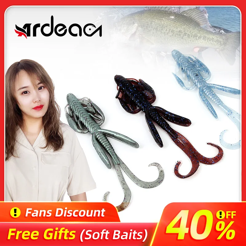 

Ardea Soft Lures 8pcs 92mm 3g Silicone Bait Worm jigging Swimbait palpus Artificial Wobblers Bass Baitfishing Fishing Tackle