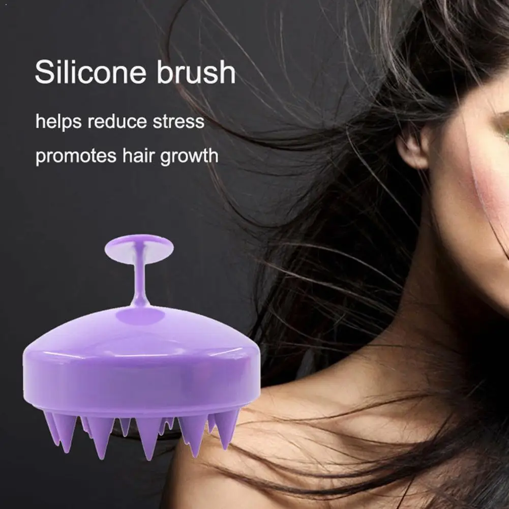 

Силиконовая головка тела щетка для массажа головы гребень-шампунь массажные душевые уход мыть кисти для похудения, щетка для волос Расческ...