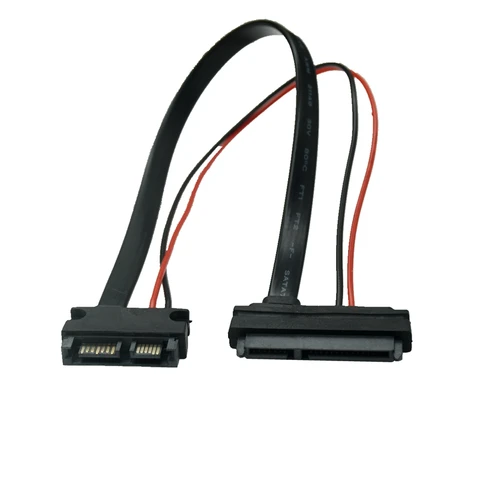 UXG Адаптер SATA 22Pin 7+15 Female - Slim SATA 13Pin 7+6 Male 30см