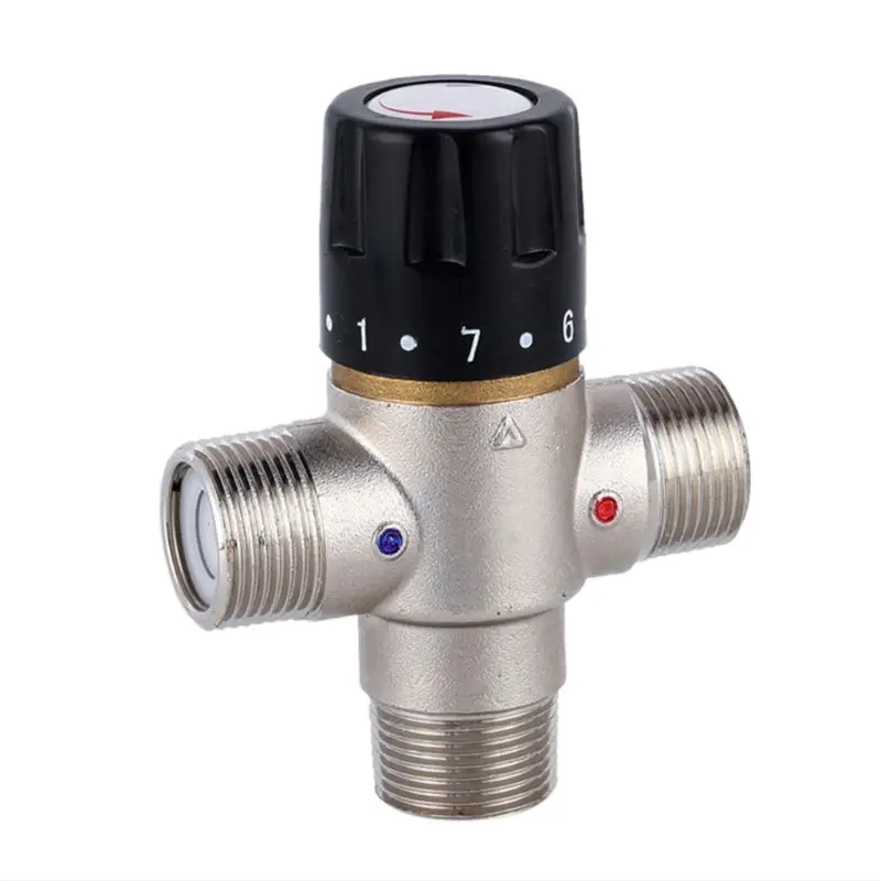 

3/4 Inch DN20 Solar Heater Thermostatic Mixing Valve TMV Pipe Valve Thermostat 425D