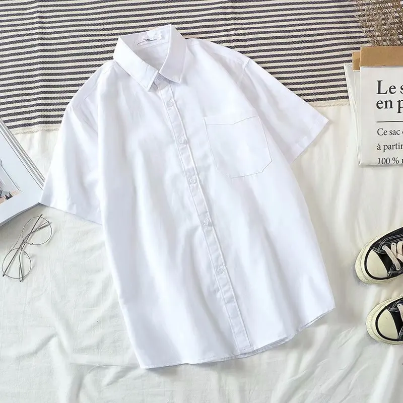 Мужской кардиган с отворотом однотонный короткими рукавами летний в Корейском