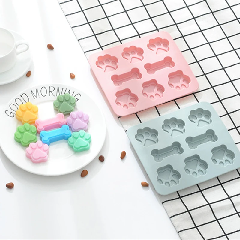 Форма из смолы в виде кошачьей лапы силиконовая форма для торта шоколада