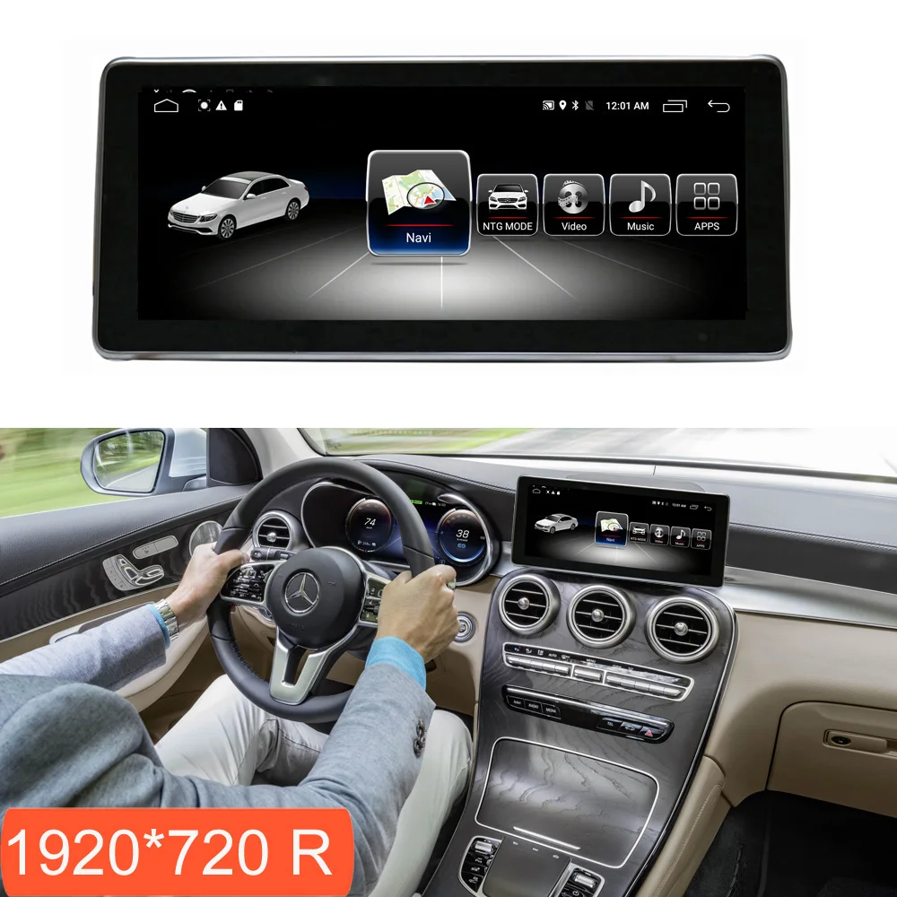 4 + 64G Android мультимедийный сенсорный экран для Mercedes Benz GLC C Class W205 Car Comand Display upgrade с