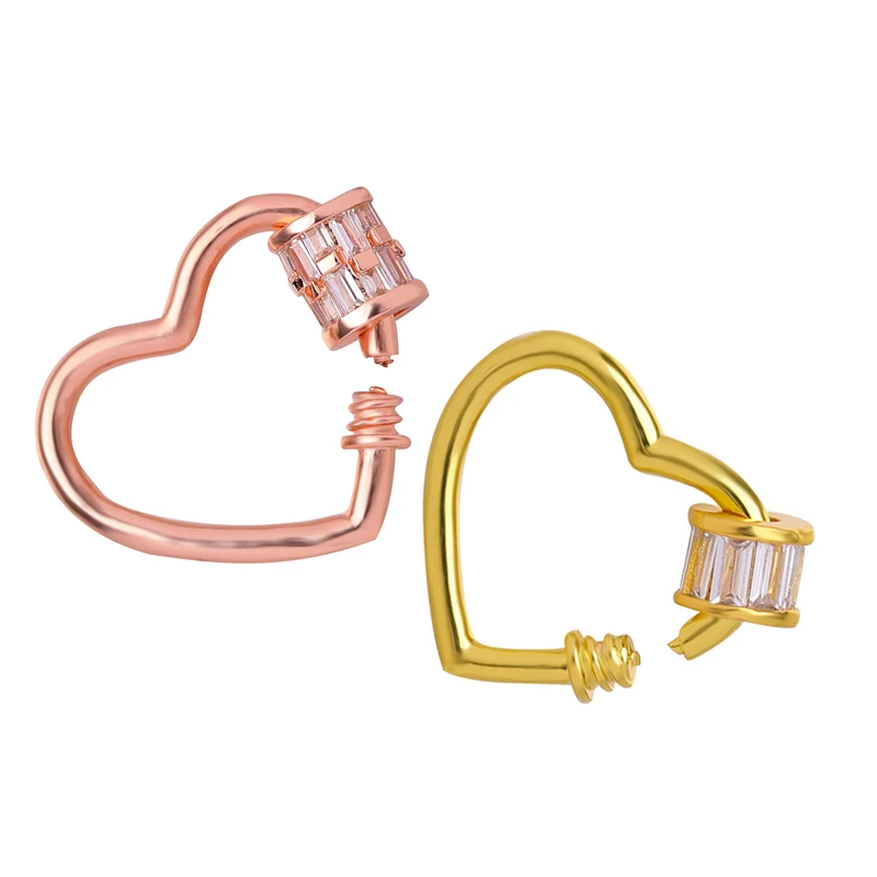 Застежка для ювелирных изделий Juya винтовая застежка крючок с замком в форме