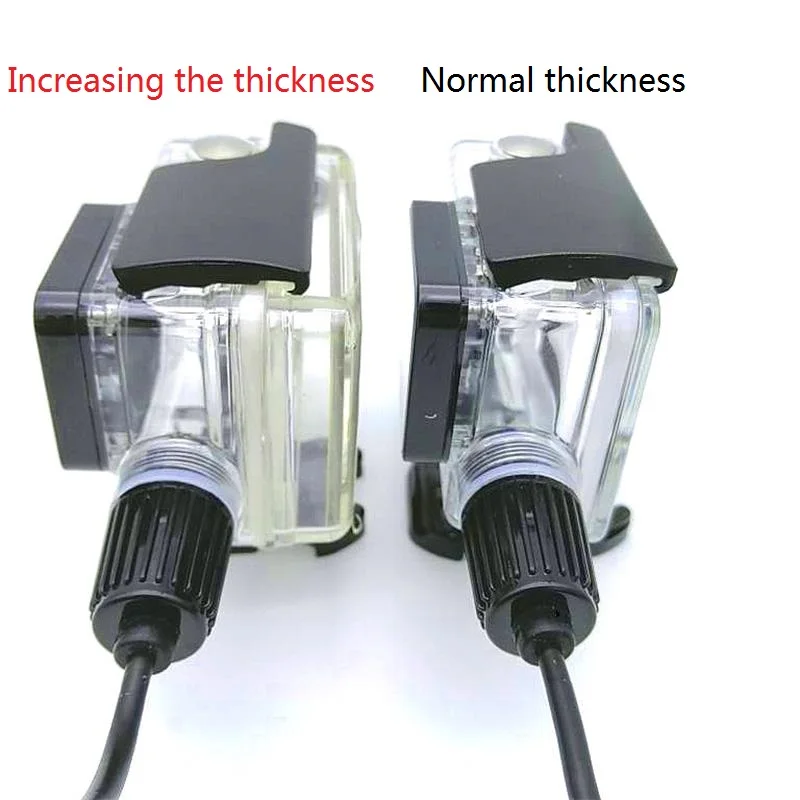 suptig camera accessories motocycle chargering waterproof case lcd door for gopro hero 433 charger shell housing usb cable free global shipping