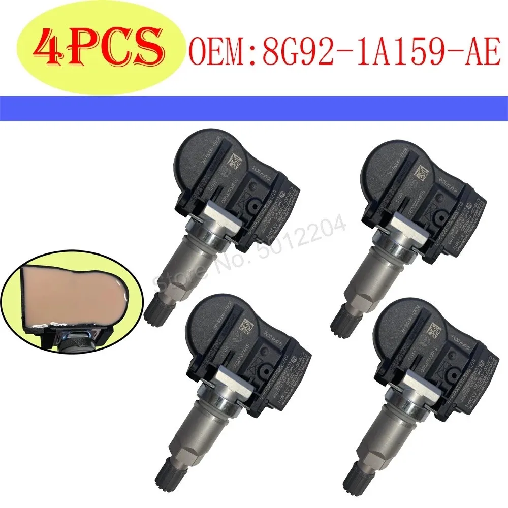 Датчик давления в шинах 8G92-1A159-AE, TPMS, для Ford S-Max Mondeo 2006-2015, 433 МГц, 8G92-1A159-AC, 8G92-1A159-AB