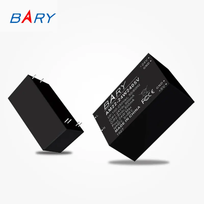 AM22-24W AC-DC Бак-модуль ACDC с двойным выходом, изолированный модуль питания для MCU Smart Home 110 В ~ 220 В до 12 В + 5 В 24 В + 5 В 24 В + 12 В