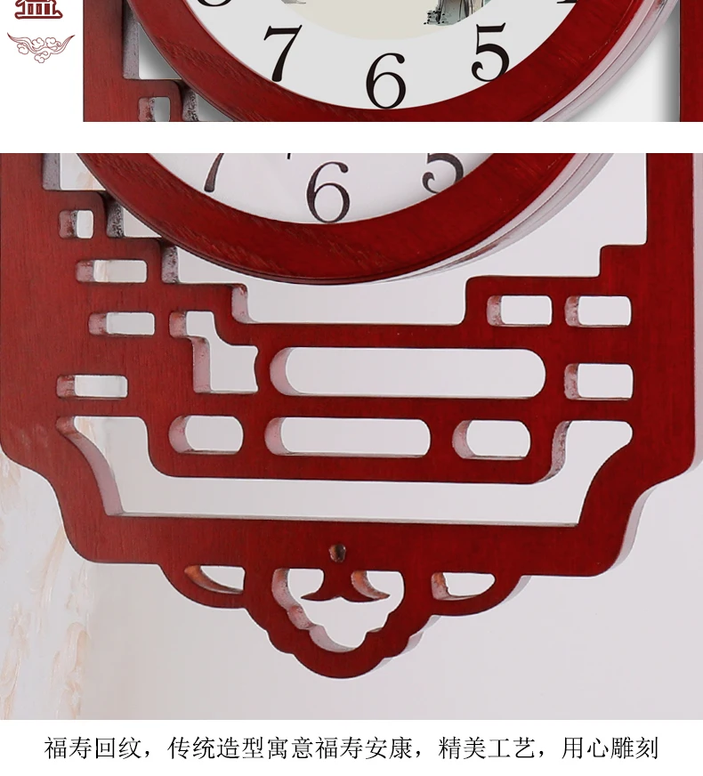 Настенные часы с двойным циферблатом в скандинавском стиле креативные бесшумные