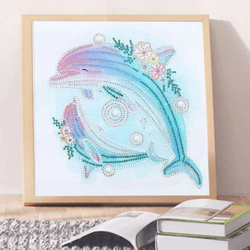 

1 Set DIY 5D Luminous Special Shape Glow Diamond Painting for Home Decoration