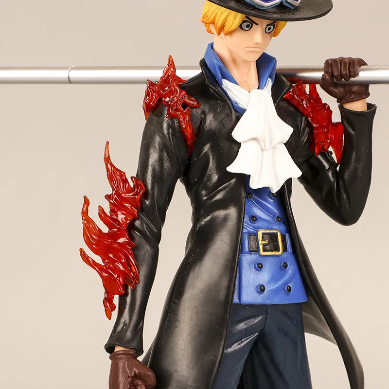 

22.5CM Japanese Anime One Piece Figure DXF Sabo Figure Toy PVC Action Collectible Model Doll Toys Gift Luffys Brother