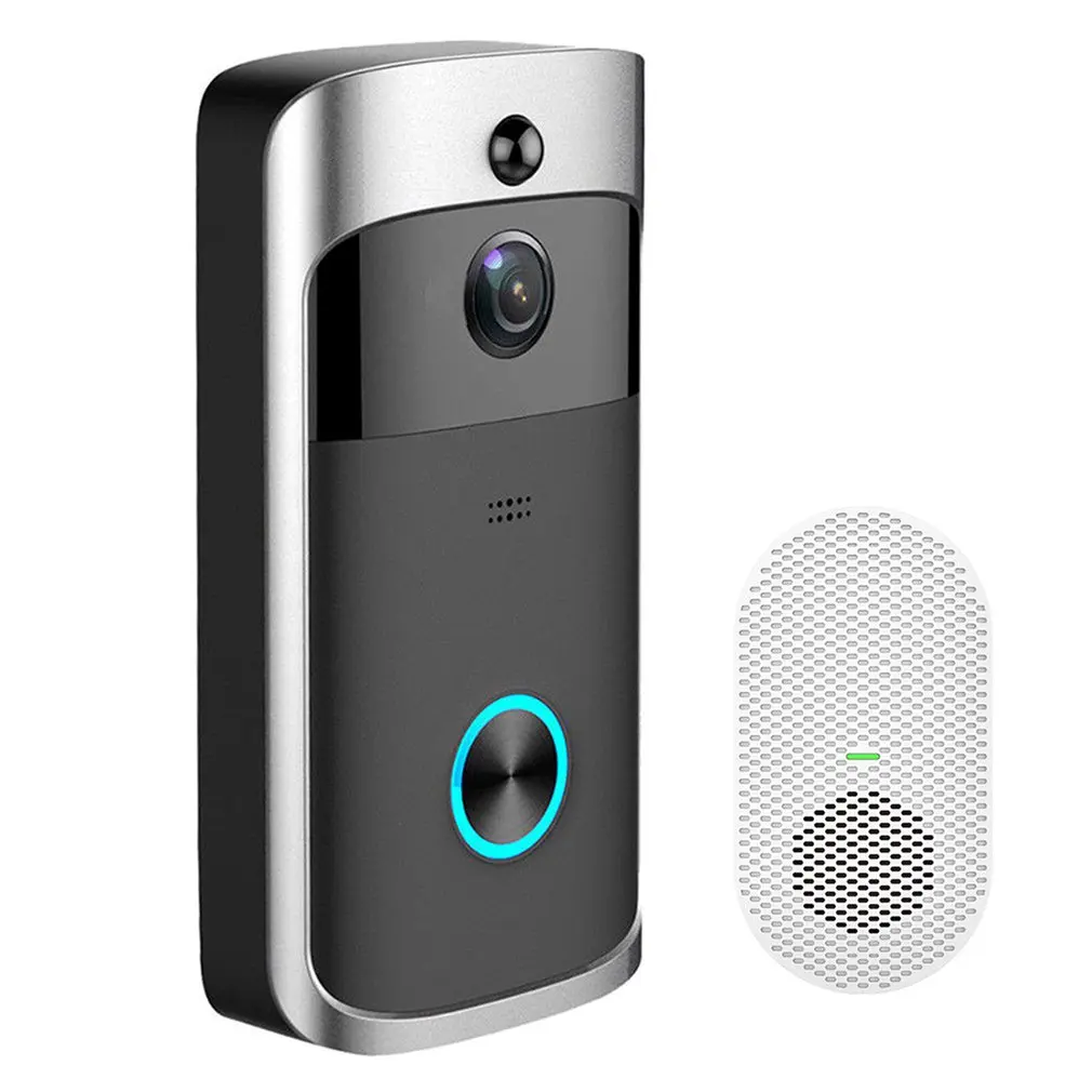 

Беспроводной Wi-Fi удаленный видеозвонок с бесплатной облачной камерой хранения Водонепроницаемый дверной звонок ночного видения