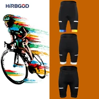 hirbgod mens summer cycling pants black with reflective strip seluar pendek berbasikal shockproof breathable cushion mtb short
