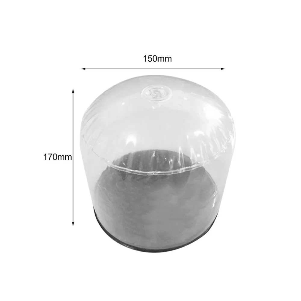 air inflation inflatable pvc transparent hat holder support cap holder support prop up open up display cap holder free global shipping