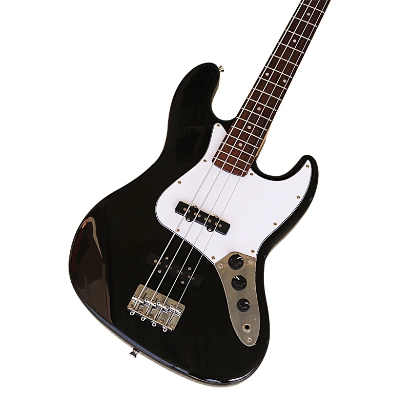 Черная 4-струнная гитара JB электрическая бас-гитара 41 дюйм корпус из массива липы