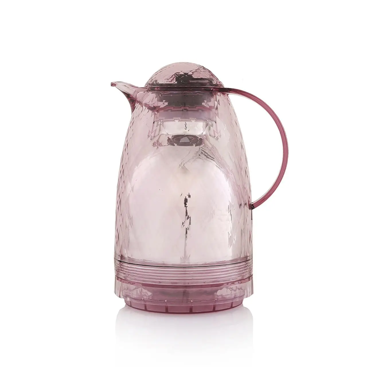 

EWs Acrylic 1.5 LT Damson Flat Lid Thermos lunch box bulaklar eat bars knife