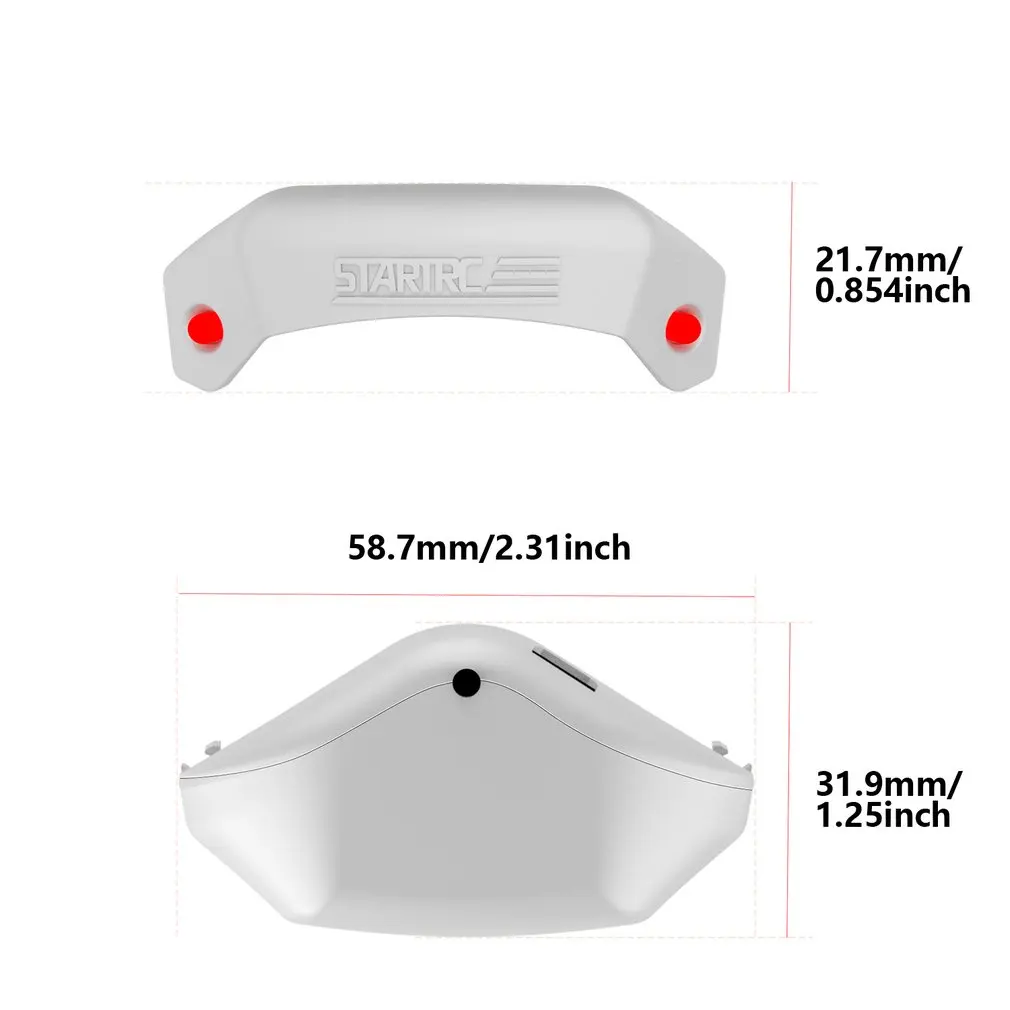 

STARTRC Mavic Mini 2 Drone Head Eye Light Warning Flashing Lights Rechargable Folding Landing Gear Night Light